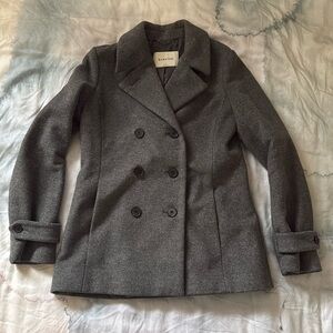 Aritzia Babaton Tarquin Heathered Grey Coat S